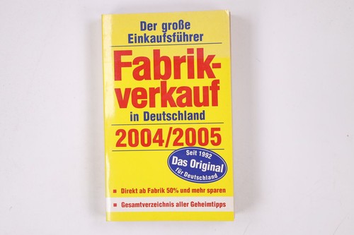 5913 fabrikverkauf - fabrikverkauf, in