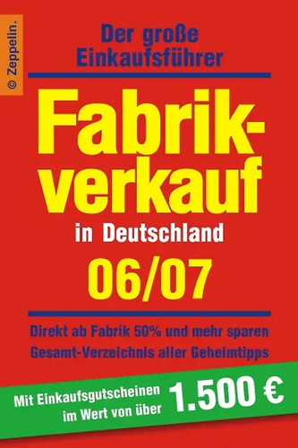 Fabrikverkauf deutschland - fabrikverkauf, in
